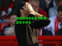 阿森纳球员在争夺联赛冠军中领先