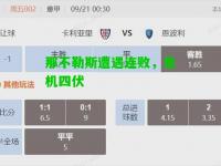 那不勒斯遭遇连败，危机四伏