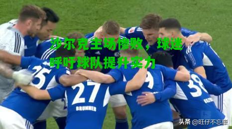沙尔克主场惨败，球迷呼吁球队提升实力