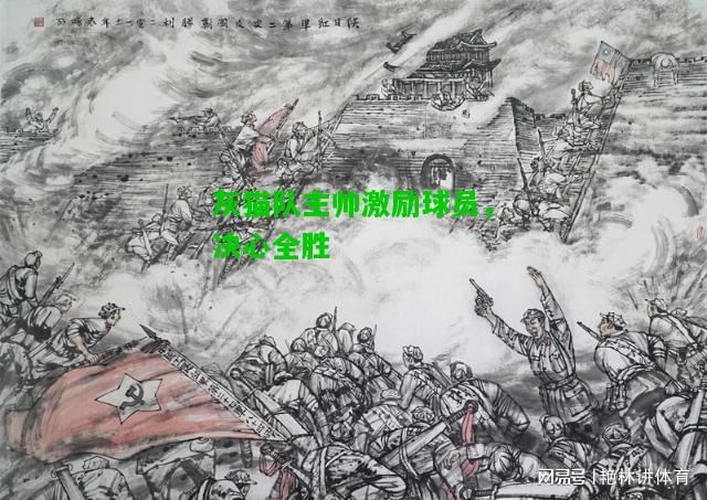 灰猫队主帅激励球员，决心全胜