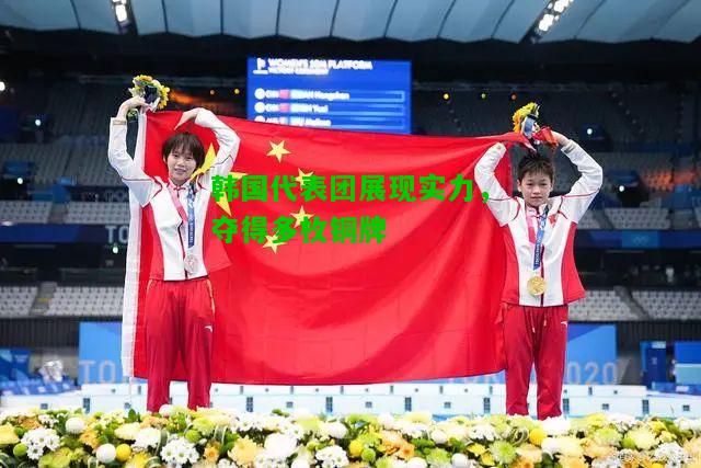韩国代表团展现实力，夺得多枚铜牌