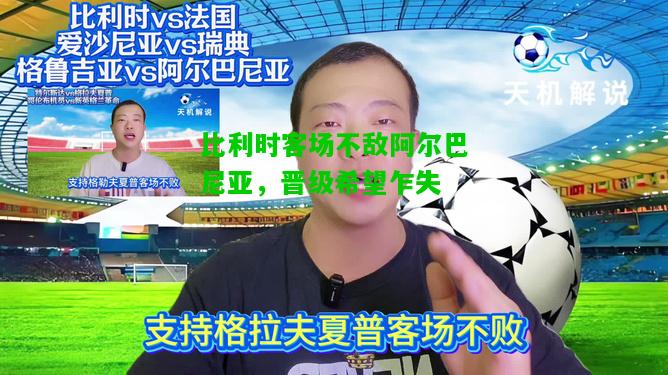 比利时客场不敌阿尔巴尼亚，晋级希望乍失