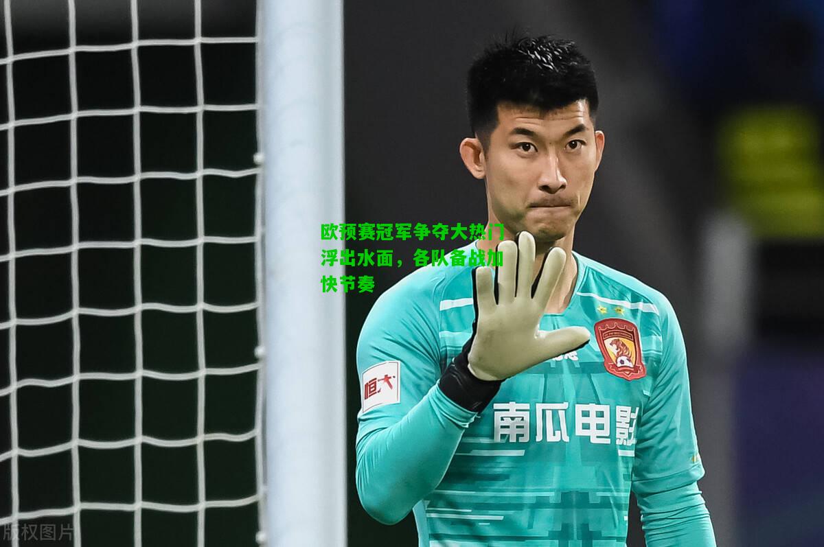 欧预赛冠军争夺大热门浮出水面，各队备战加快节奏