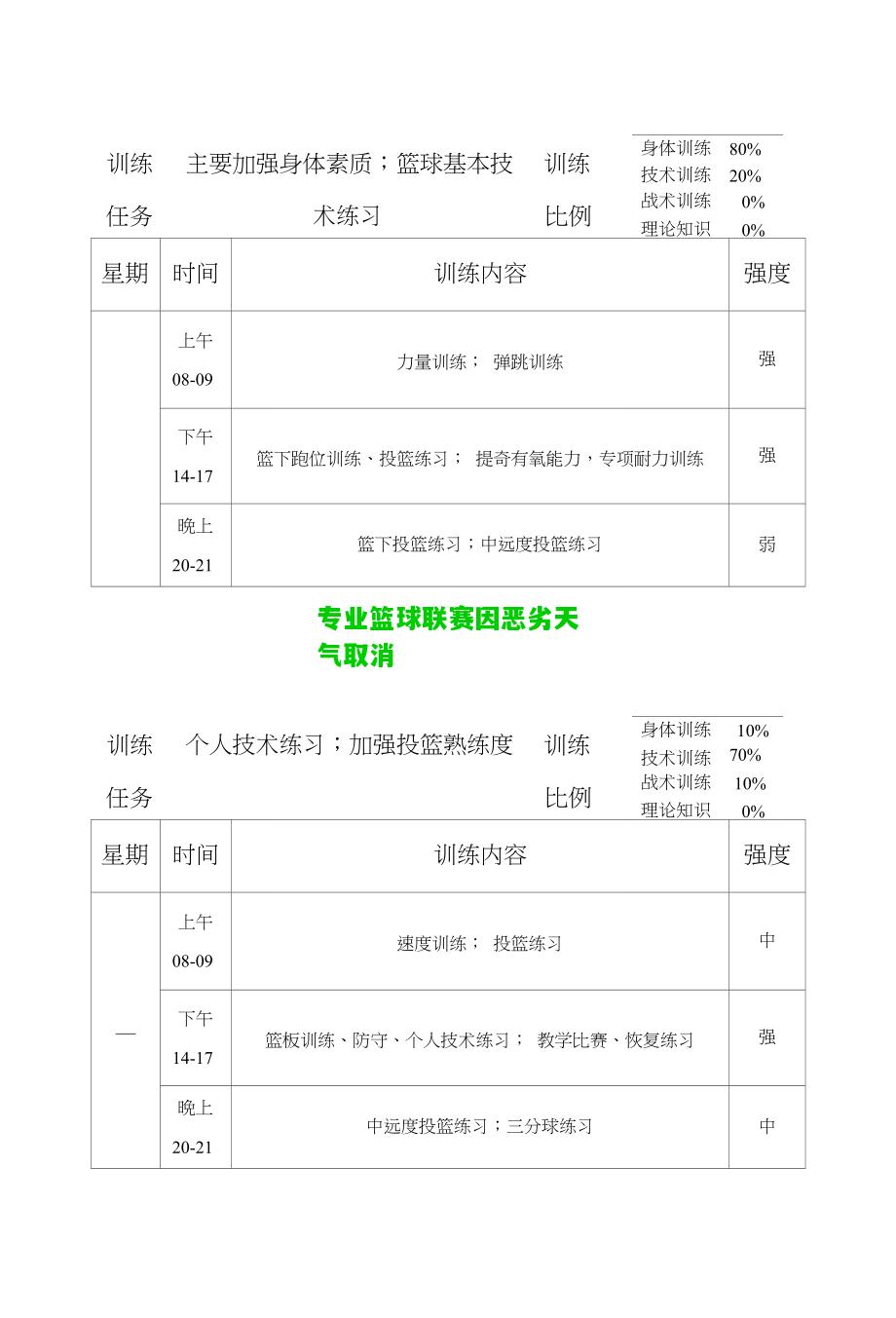 专业篮球联赛因恶劣天气取消