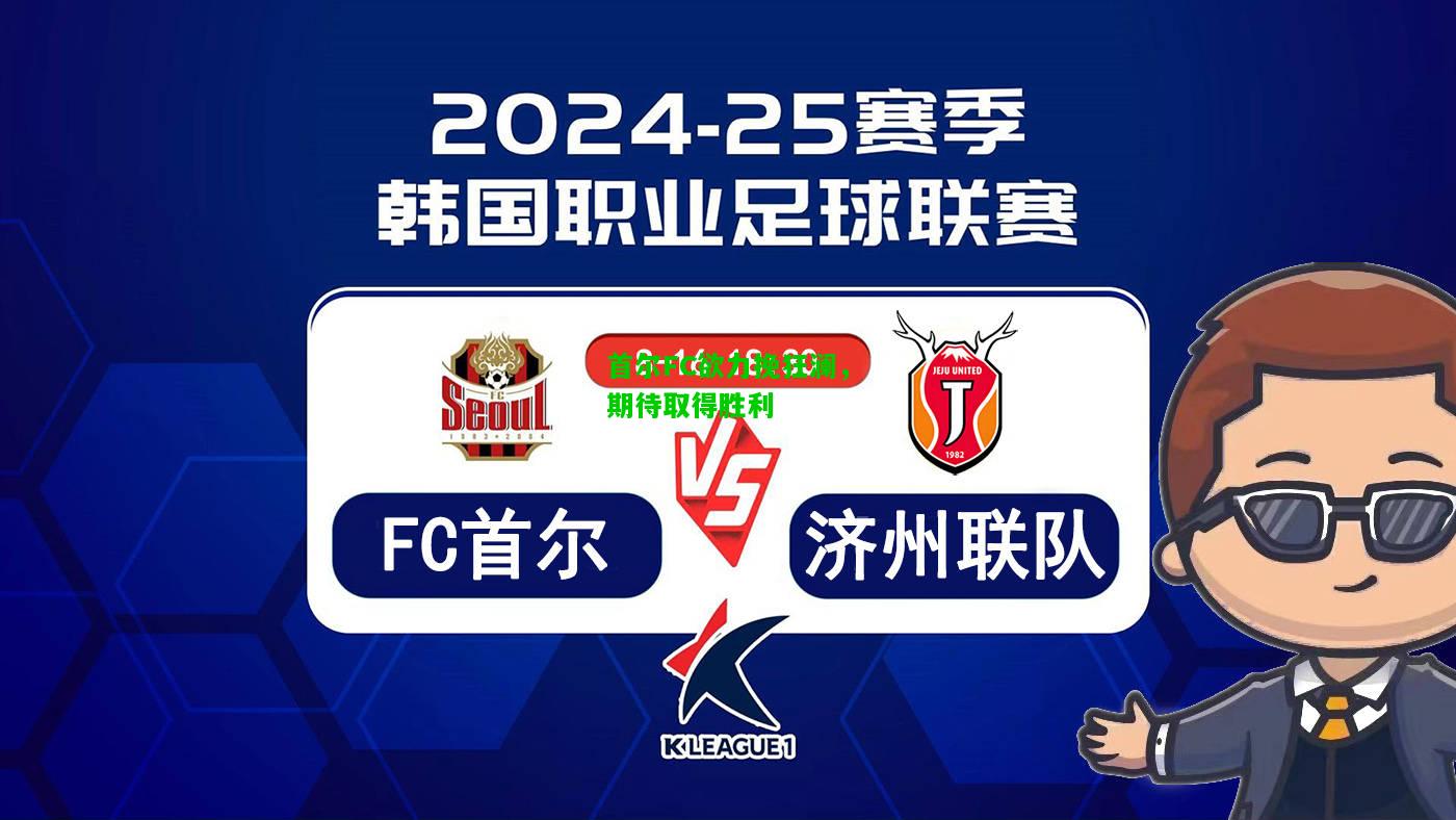 首尔FC欲力挽狂澜，期待取得胜利