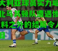 澳大利亚球员实力崛起，北马其顿队遭遇惨败,意料之外的结局令人瞠目