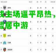 第戎主场逼平昂热，积分暂居中游