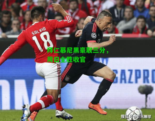 拜仁慕尼黑豪取三分，周日全胜收官